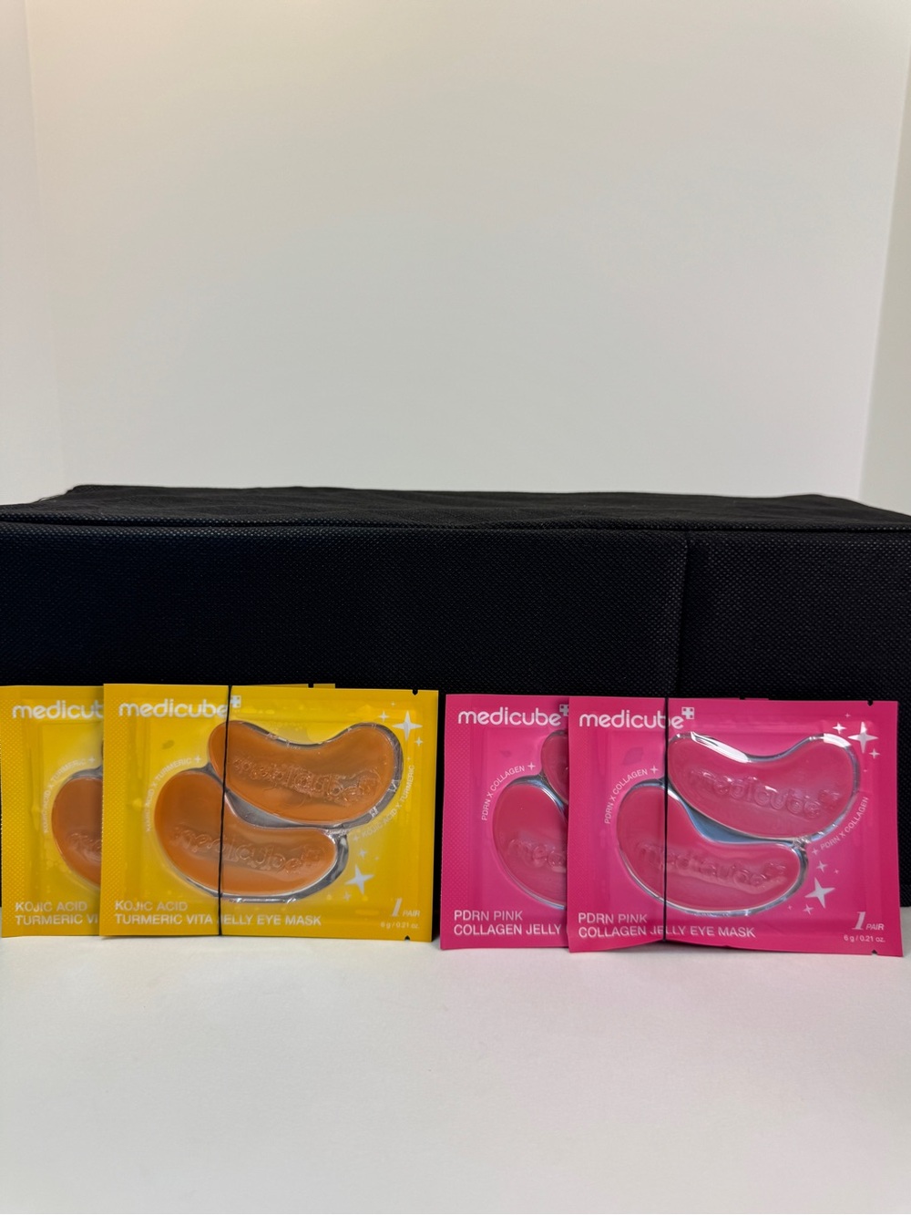 Medicube Jelly Eye Mask Lot 2x Kojic Acid Turmeric + 2x PDRN Pink Collagen